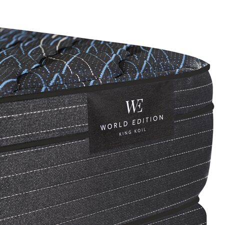 Colchon y Sommier King Koil Aspen 1 Plaza y Media 100x190 Resortes LFK con Euro pillow de Espuma Firme