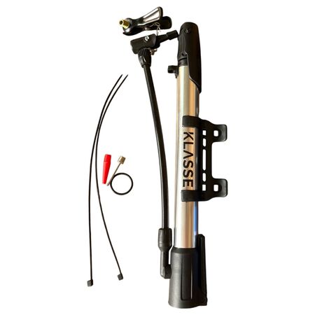 Inflador Portátil Klasse 100 PSI Con Soporte Para Bicicleta Y 2 Picos (KS7710)