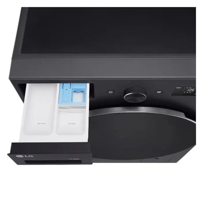 Lavasecarropas LG Inverter 15KG / 8KG Grafito WD15EGNTSPG - Vista 6