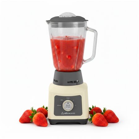 Licuadora de Mesa Ultracomb Lc-2012 1.5l 700w 2 Velocidades Gris