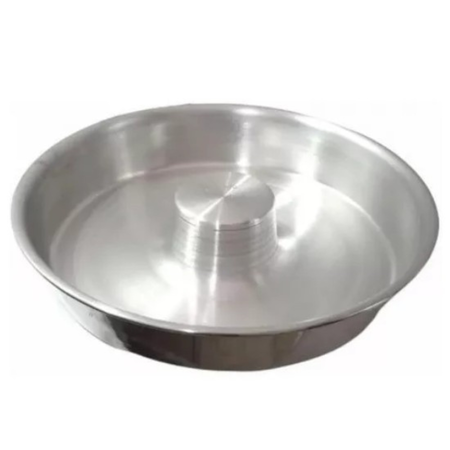 Set 3 Moldes Savarin Torta Bajo Aluminio 28 Cm El Siglo Plateado