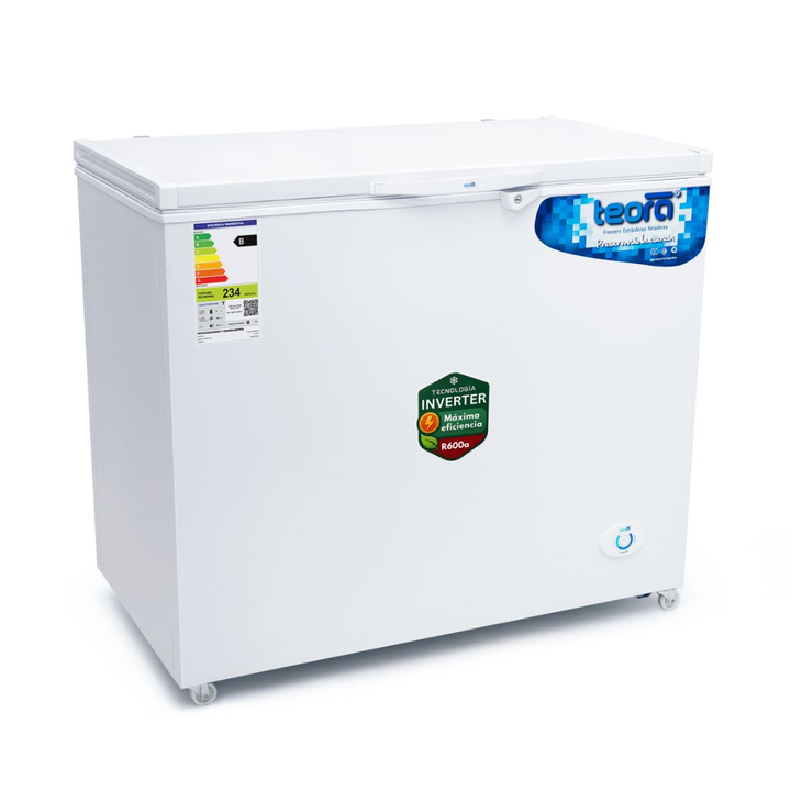 Freezer Horizontal Pozo 350 Lts Inverter Teora Fh350inv Blanco - Vista 1