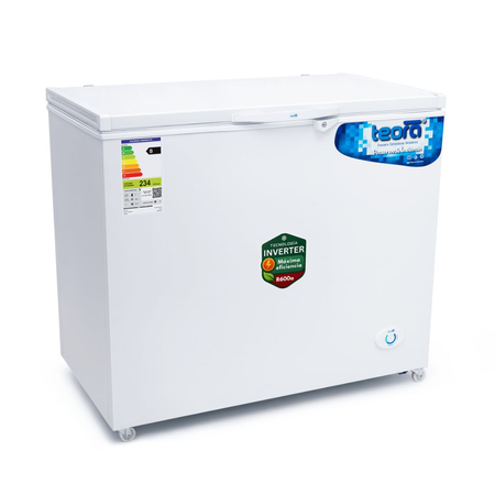 Freezer Horizontal Pozo 350 Lts Inverter Teora Fh350inv Blanco