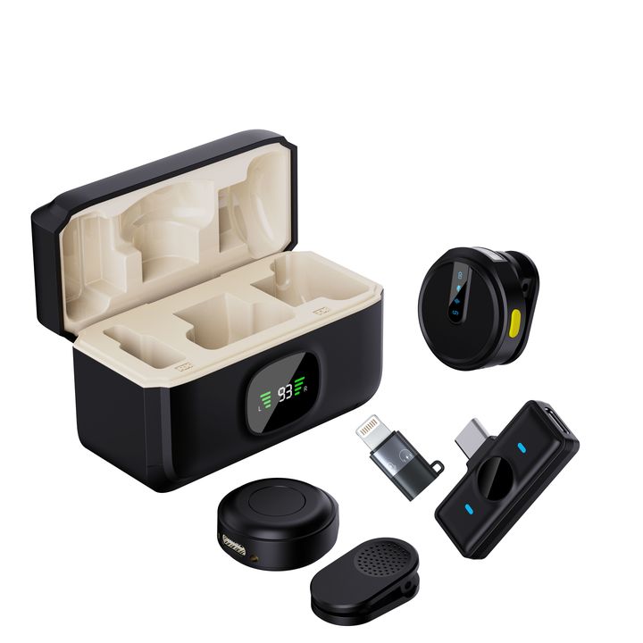 BEMBE MICROFONO CORBATERO MHE-300UL CON ESTUCHE CARGADOR - Vista 1