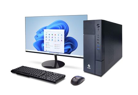 PC Intel i5-9400 8GB SSD 256GB WiFi Win11 Pantalla 24" EXO
