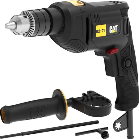 Taladro Percutor Cat 13mm 600w Dx175 3000 Rpm 48000 Ipm Negro