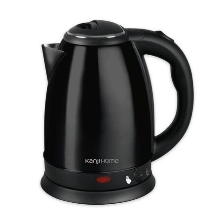 Pava Electrica Kanji KJH-PE15003M-BLK C/Corte Acero Negro