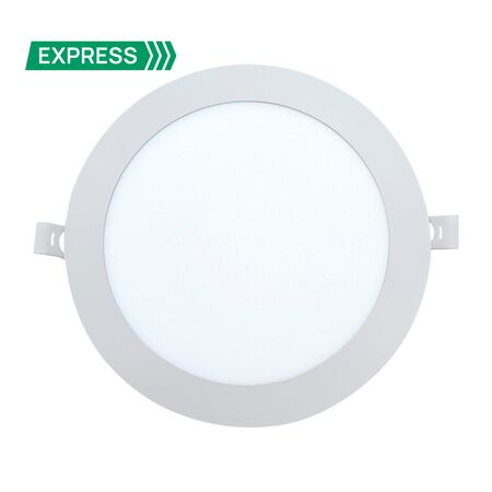 Plafon Led Etheos Embutir Redondo 18 W Frio