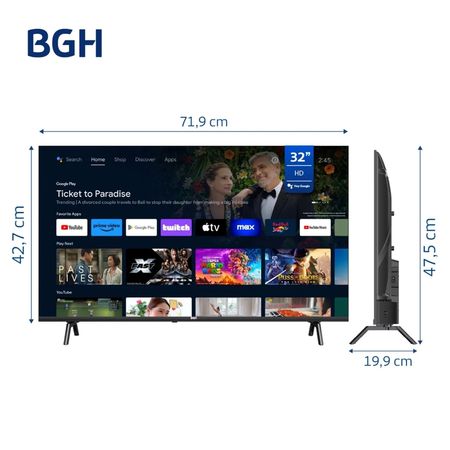 Smart TV 32" BGH Android B3225S5A