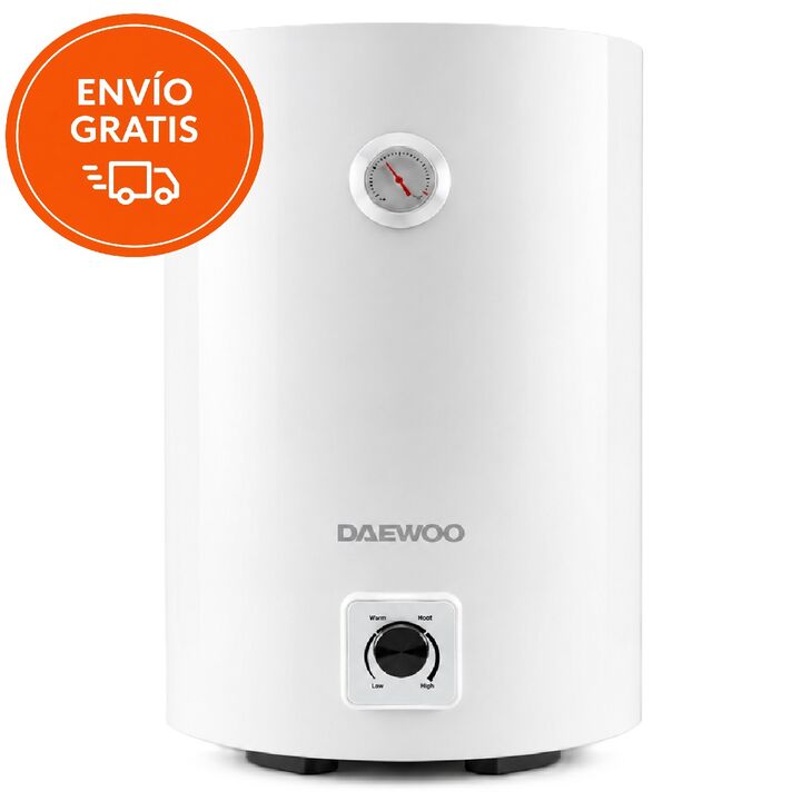 Termotanque Eléctrico Daewoo 30l Carga Superior 2000w Blanco - Vista 7