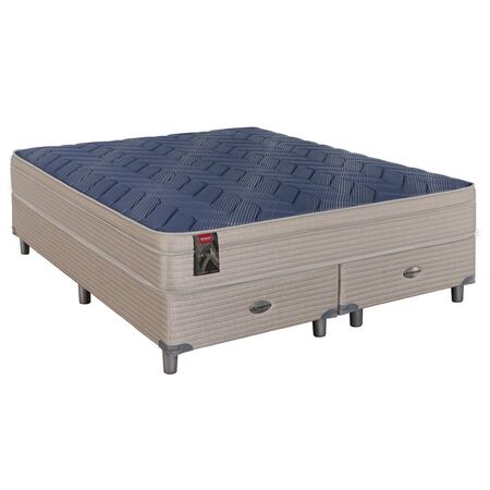 SOMMIER-COLCHON RESORTES SPRINGWALL MCB 115 - 200x200x24 + NVO BOX 23CM, EURO PILLOW (G25115200200)