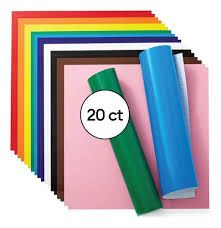 Vinilo Permanente Cricut Rainbow 30x30 50 Hojas