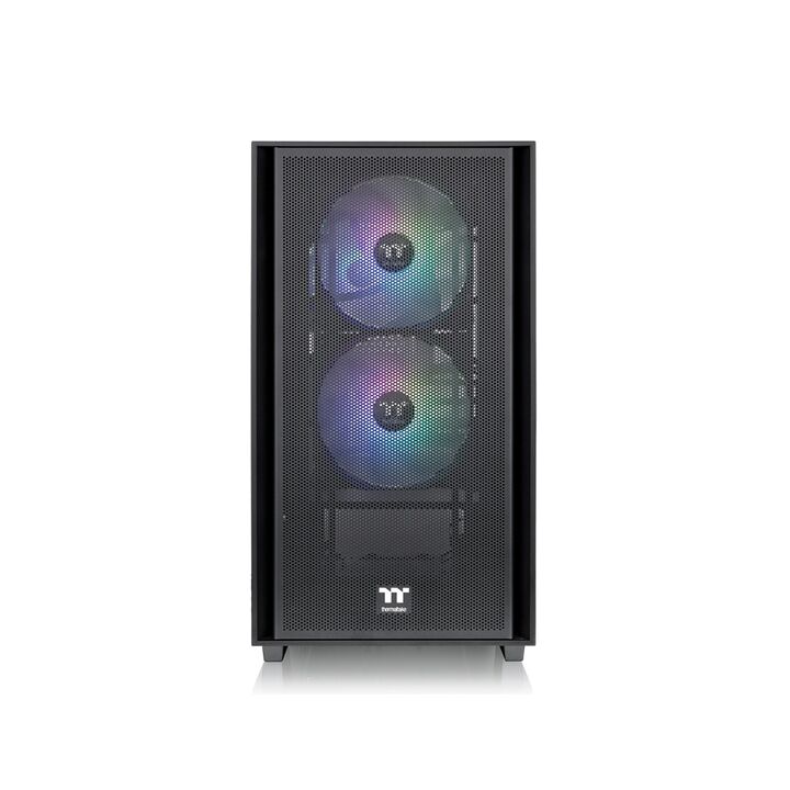 Gabinete con Fuente 650W Thermaltake H16TG Fan x3 ARGB M-ATX - Vista 2
