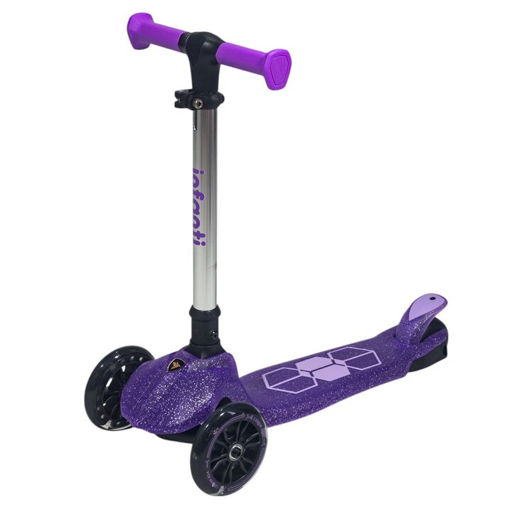 Monopatín plegable con luces LED Infanti Jelly violeta - Vista 1
