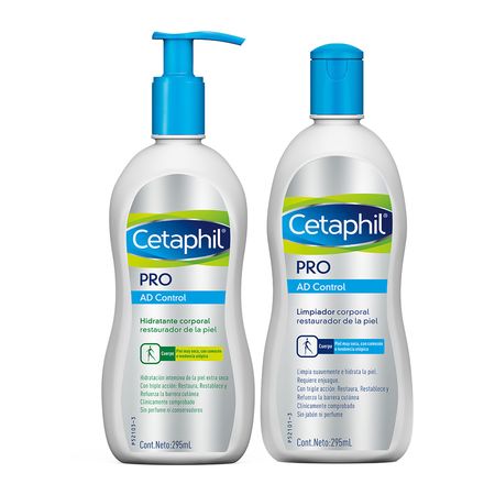 Set Cetaphil Pro Ad Control Limpiador + Hidratante Corporal