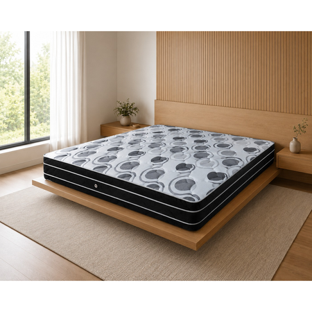 Colchon Queen Size Ayfa Premium Resortes Dual Euro 160x200