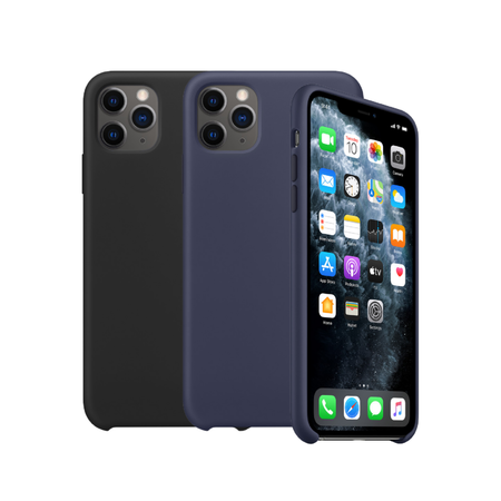PROT SILICONE CASE IPHONE 14 PLUS/MAX NEGRO