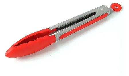 Pinza acero inoxidable con silicona + manopla silicona