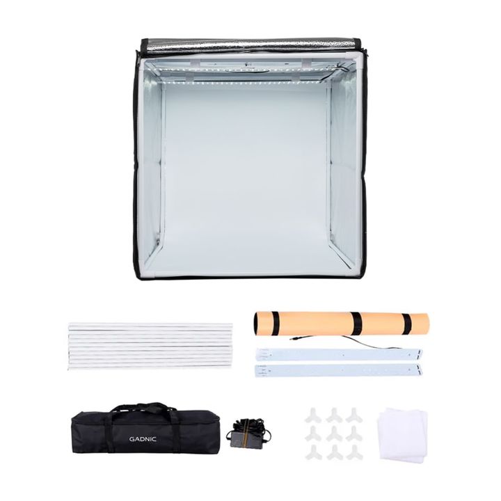 Caja De Luz Para Fotografía Profesional Portátil Gadnic 50 x 50 + Bolso - Vista 7