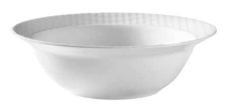 Ensaladera Bowl Fuente 23 Cms Porcelana Blanca