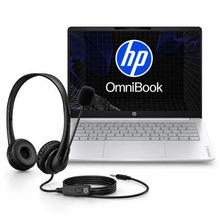 Combo Notebook Hp Omnibook 3 Core 5 8gb 512gb + Auriculares