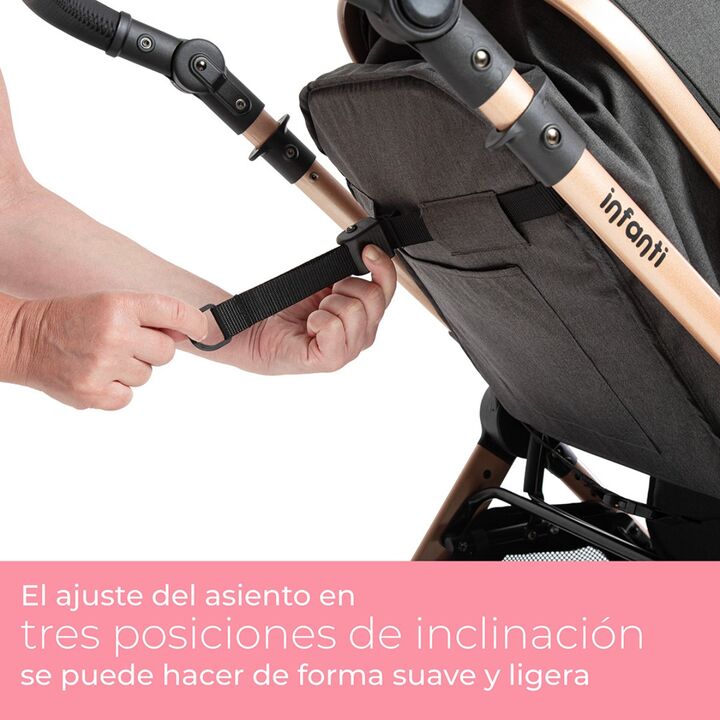 Cochecito Travel System Infanti Romanzo Bronce - Vista 11