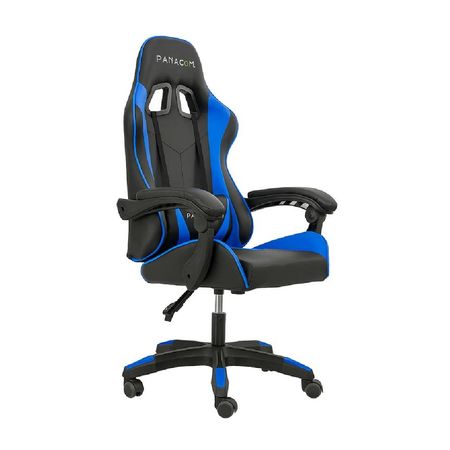 SILLON GAMER PANACOM GMC00813 RECLINABLE INCLINACIÓN 90 A 135 GRADOS AZUL