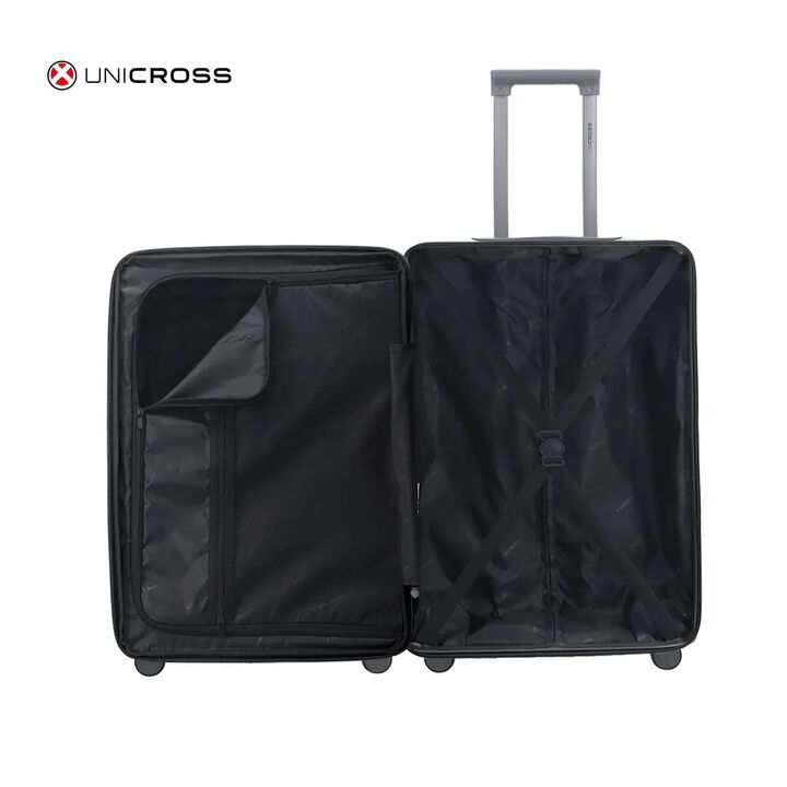 SET DE DOS VALIJAS 20" Y 24" ABS NEGRO UNICROSS - Vista 6