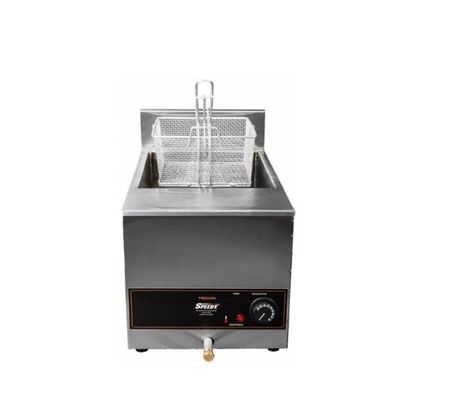 Freidora Electrica Industrial Automatica 15 Lts Speedy Grill Gris