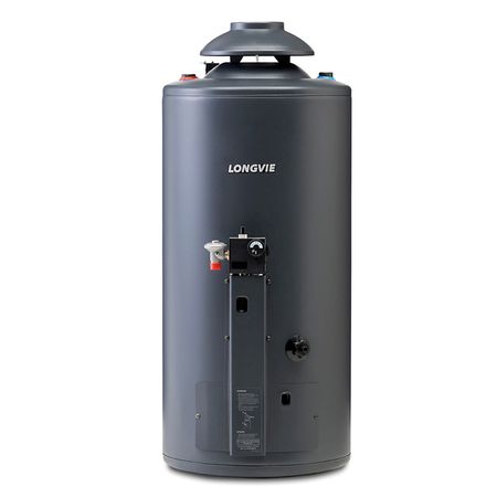 Termotanque Potenciado 56lts 840lh Grafito Gas Natural ColgarApoyar Longvie