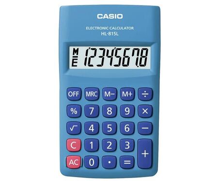 CALCULADORA DE Bolsillo/Compacta CASIO HL-815L-BU 8 Digitos