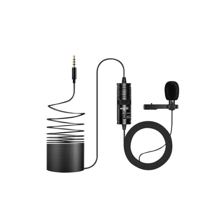 MICRÓFONO NISUTA CORBATERO 3.5MM (C:NEGRO NSMIC260C) - Vista 1