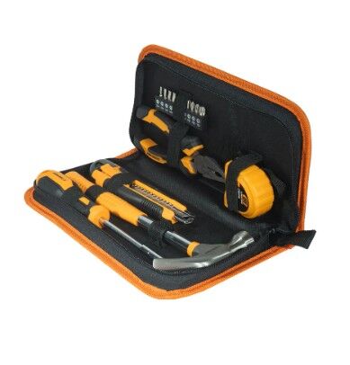 Set Juego De 15 Herramientas Lusqtoff L4914 Cinta C/ Estuche Negro