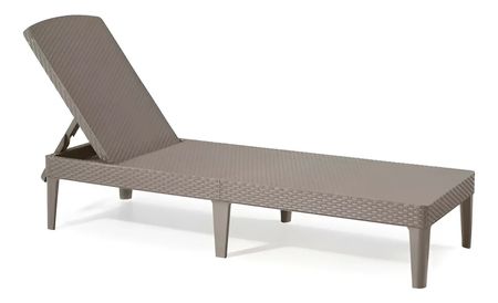 Reposera Camastro Keter Rattan Jaipur Cappuccino