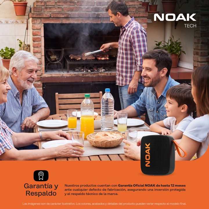 Parlante Portátil Noak Atom 5W RMS Cubic Nano Bluetooth - Vista 6