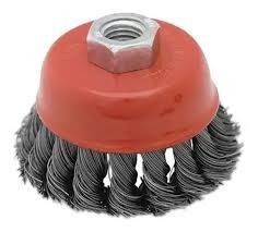 Cepillo Copa Einhell AGGRESSO-FLEX Alambre Acero 100mm