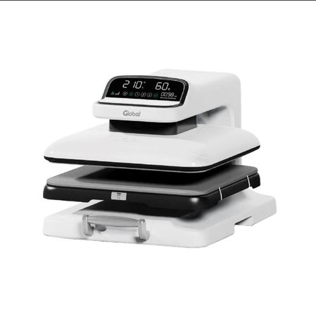 Plancha de Calor para Sublimación Automática Plana - GLOBAL ELECTRONICS (PLANCHA-SUB-AUTO-38X38)