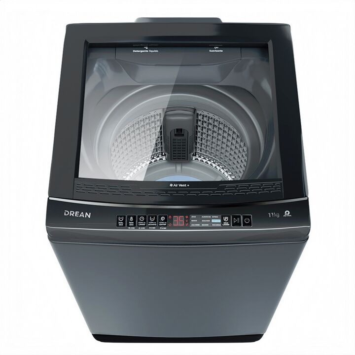 Lavarropas Drean LPDR1165LG 11 Kg Gris - Vista 4