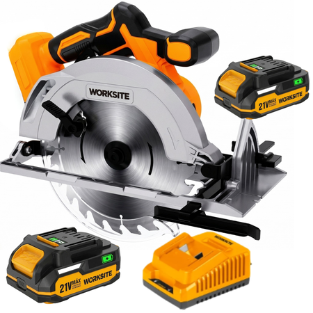 Sierra Circular Inalambrica 21v Brushless Worksite Rpm 4500