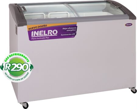 Freezer Inelro 279L Tapa Vidrio Fih-350Pi Plus