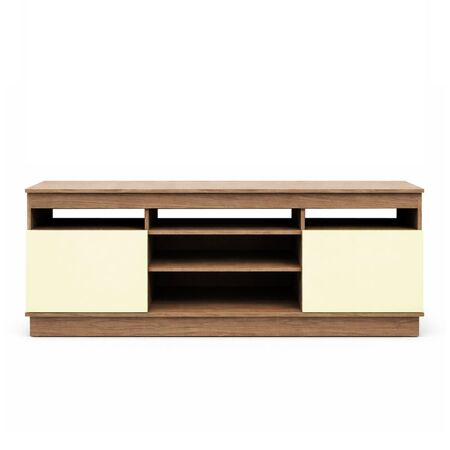 Rack para TV 2 Puertas Reforzado Maximo Milan Golden Oregon