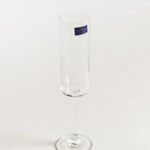 SET X 12  COPAS DE CHAMPAGNE DE CRISTAL DE BOHEMIA ANITA 160 ML