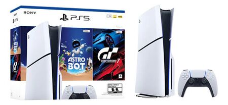 Consola Sony PS5 Standard Bundle GT7 + Astrobot