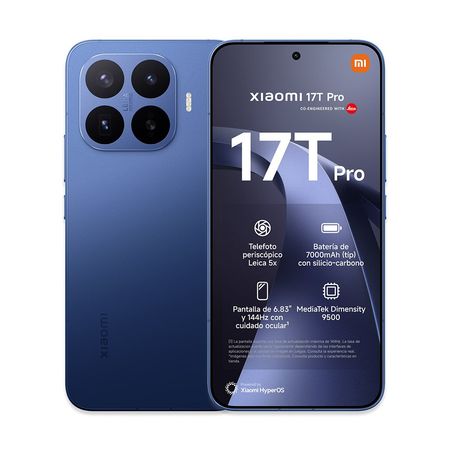 Celular Xiaomi 17T Pro 12GB 512GB Blue