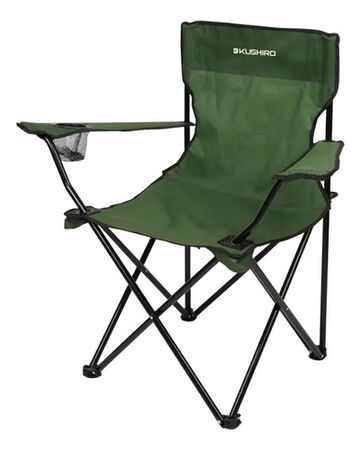 Sillon Director Kushiro Scd02ve Plegable C/apoya Vasos Verde