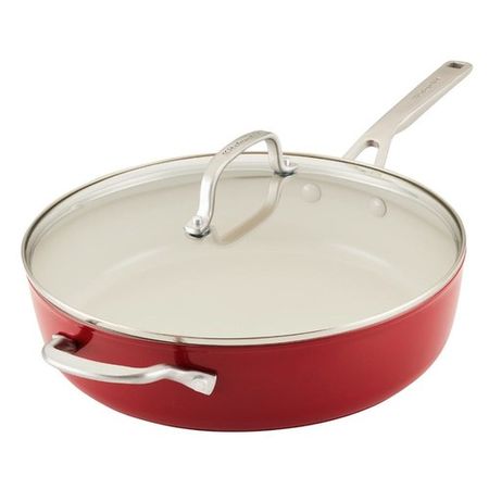 Sarten Kitchenaid Antiadherente Cerámico 4,7L Rojo
