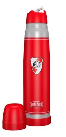 Termo Mate 1l Lumilagro Luminox Inoxidable River Carp Escudo