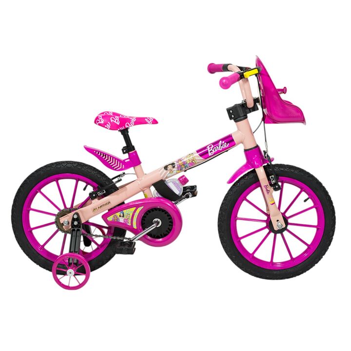 Bicicleta Nathor Barbie Rodado 16 - Vista 4