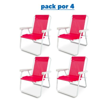 Sillon plegable infantil. Lona coversol Pack 4 unid (*)