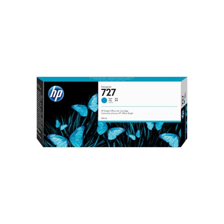 Cartucho HP F9J76A 727 300-ml Cyan Ink Cartridge - Vista 1